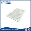 Grilles de retour de lames fixes en aluminium de ventilation de systèmes de CVC